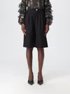 Just Cavalli Shorts  Woman Color Black In Black