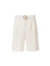 Just Cavalli Straight-leg Shorts In White