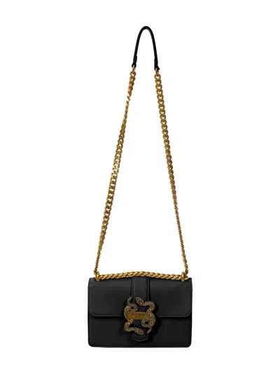 Just Cavalli Shoulder Bag In Black