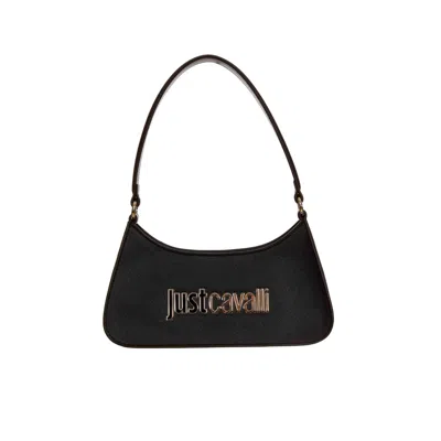 Just Cavalli Shoulder Bag In Black