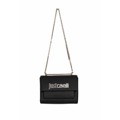 Just Cavalli Shoulder Bag In Black