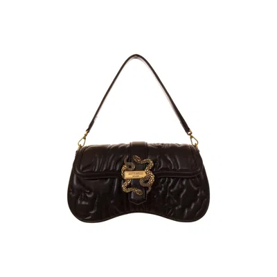 Just Cavalli Shoulder Bag In Black