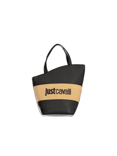 Just Cavalli Shoulder Bag In Black