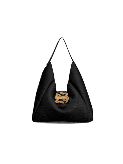 Just Cavalli Shoulder Bag In Black