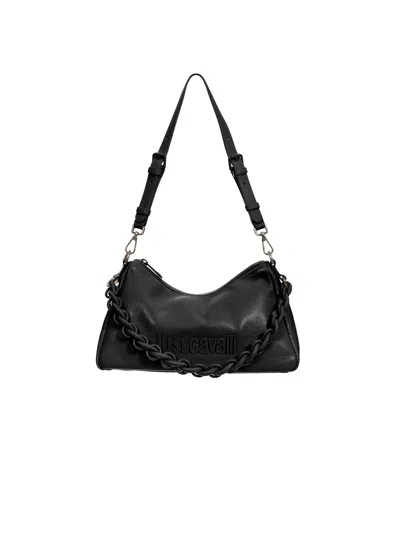 Just Cavalli Shoulder Bag In Black