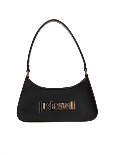 Just Cavalli Shoulder Bag In Black