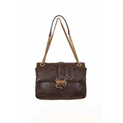 Just Cavalli Shoulder Bag In Brown