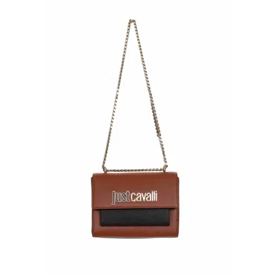 Just Cavalli Shoulder Bag In Brown