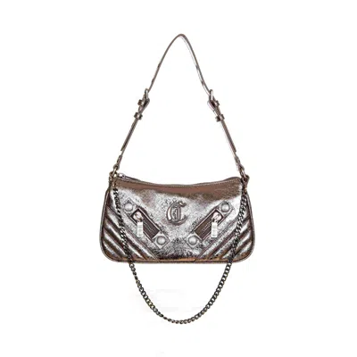 Just Cavalli Shoulder Bag In Gray