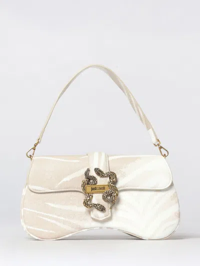 Just Cavalli Shoulder Bag  Woman Color Brown In White