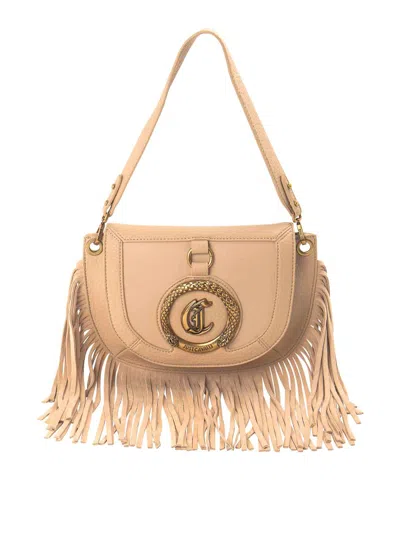 Just Cavalli Shoulder Bag In Sand
