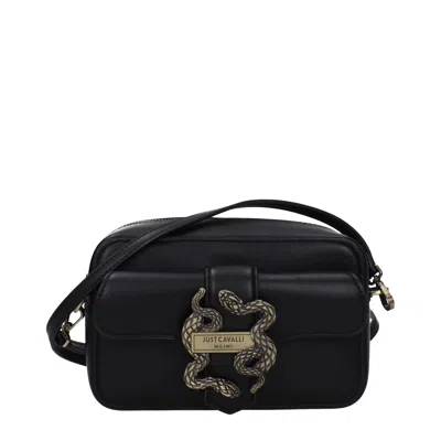 Just Cavalli Shoulder Bags Women Polyurethane Black