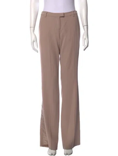Pre-owned Just Cavalli Silk Wide Leg Pants In Neutral