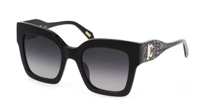 Just Cavalli Sjc019 0700 Women's Sunglasses Black Size 52