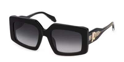 Just Cavalli Sjc020v 0700 Women's Sunglasses Black Size 54