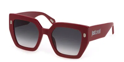 Just Cavalli Sjc021 02gh Women's Sunglasses Red Size 53