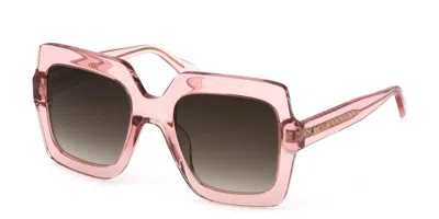 Just Cavalli Sjc023 06m5 Women's Sunglasses Pink Size 53