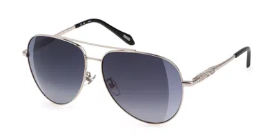Just Cavalli Sjc029 589x Women's Sunglasses Silver Size 60