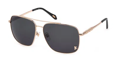 Just Cavalli Sjc030 0349 Women's Sunglasses Gold Size 61