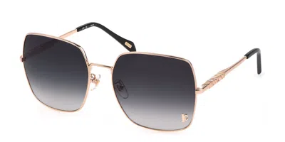Just Cavalli Sjc031 0349 Women's Sunglasses Gold Size 60