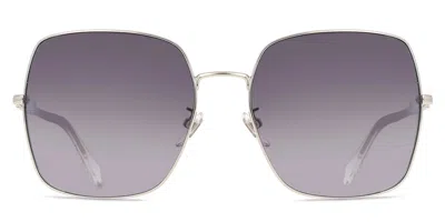 Just Cavalli Sjc031 589x Women's Sunglasses Silver Size 60 In Blue