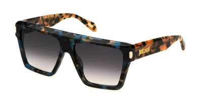 Just Cavalli Sjc032 09uv Women's Sunglasses Tortoiseshell Size 57 In Brown