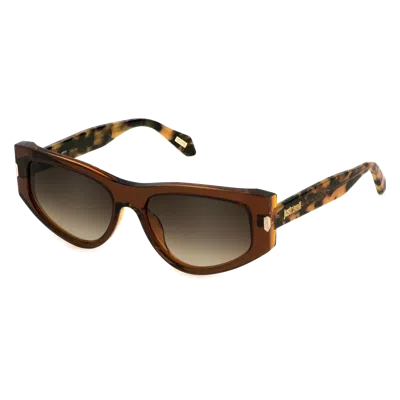 Just Cavalli Sjc034 Sunglasses In Brown