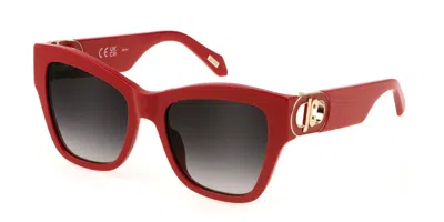 Just Cavalli Sjc037 06xx Women's Sunglasses Red Size 54