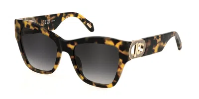 Just Cavalli Sjc037 0781 Women's Sunglasses Tortoiseshell Size 54 In Brown
