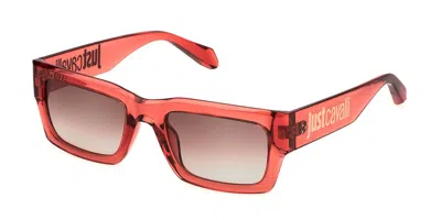 Just Cavalli Sjc039 0vc2 Women's Sunglasses Pink Size 54
