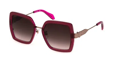 Just Cavalli Sjc041 09rv Women's Sunglasses Pink Size 53