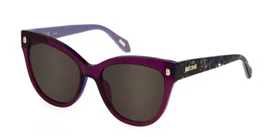 Just Cavalli Sjc043 09fe Women's Sunglasses Purple Size 55