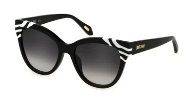Just Cavalli Sjc043v 0981 Women's Sunglasses Black Size 55