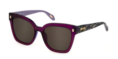 Just Cavalli Sjc044 09fe Women's Sunglasses Purple Size 54