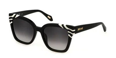 Just Cavalli Sjc044v 0981 Women's Sunglasses Black Size 54