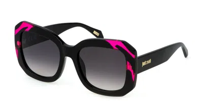 Just Cavalli Sjc085 09p2 Women's Sunglasses Black Size 54