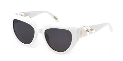 Just Cavalli Sjc086v 0847 Occhiali Da Sole Bianchi Per Donna