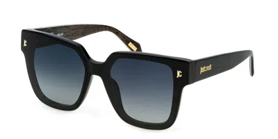Just Cavalli Sjc089 0700 Women's Sunglasses  Size 65 In Black