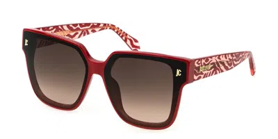 Just Cavalli Sjc089v 02gh Women's Sunglasses Red Size 65
