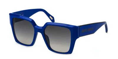 Just Cavalli Sjc091v 09lj Women's Sunglasses Blue Size 53
