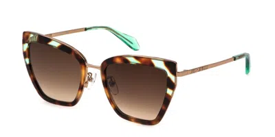 Just Cavalli Sjc092 0v34 Women's Sunglasses Gold Size 53