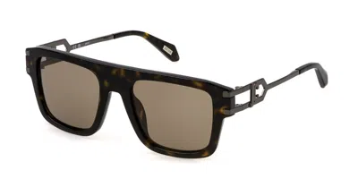 Just Cavalli Sjc096 0722 Women's Sunglasses Tortoiseshell Size 53