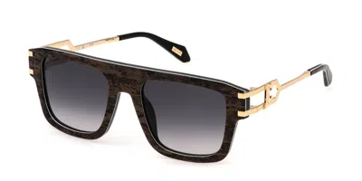 Just Cavalli Sjc096 07tz Women's Sunglasses Brown Size 53 In Multi