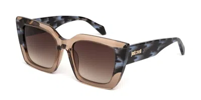 Just Cavalli Sjc099v 06me Occhiali Da Sole Marroni Per Donna In Brown