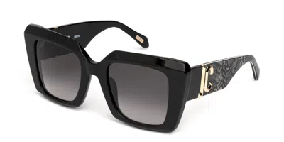 Just Cavalli Sjc104 0700 Women's Sunglasses Black Size 51