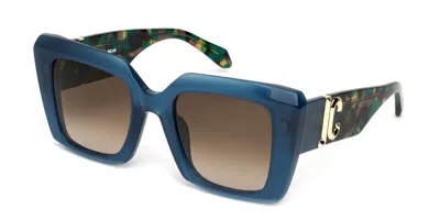 Just Cavalli Sjc104 0d99 Women's Sunglasses Blue Size 51