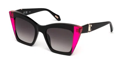 Just Cavalli Sjc106v 700k Women's Sunglasses Black Size 52
