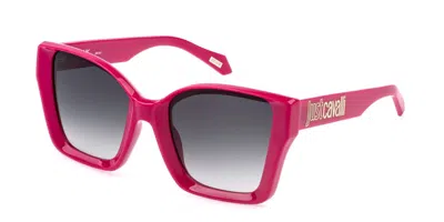 Just Cavalli Sjc147 06uu Occhiali Da Sole Rossi Per Donna In Pink