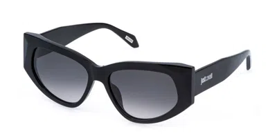 Just Cavalli Sjc169 0700 Occhiali Da Sole Neri Per Donna In Black
