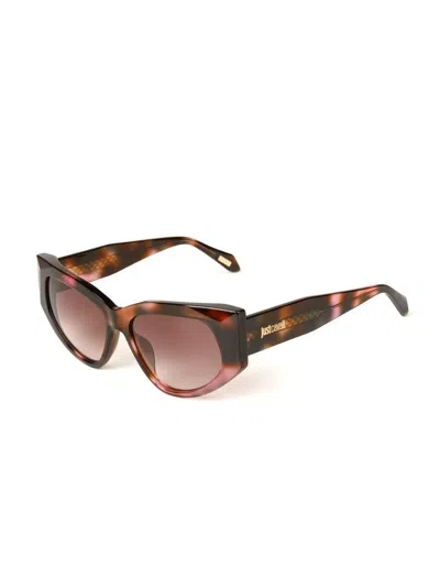 Just Cavalli Sjc169 Gradient-tinted Cat-eye Sunglasses In Multi
